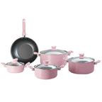 Marshmallow wok Set - Pink – 9 Pieces