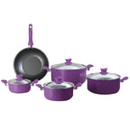 Marshmallow wok Set - Mauve – 9 Pieces