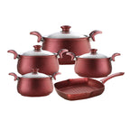 Granite / Dark Red