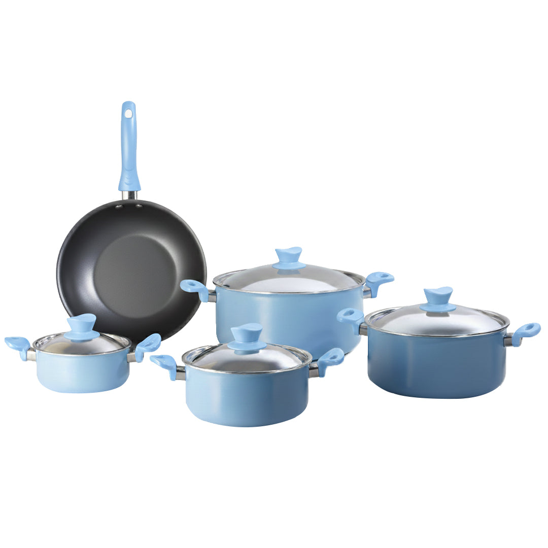 Marshmallow wok SET - Baby Blue – 9 Pieces