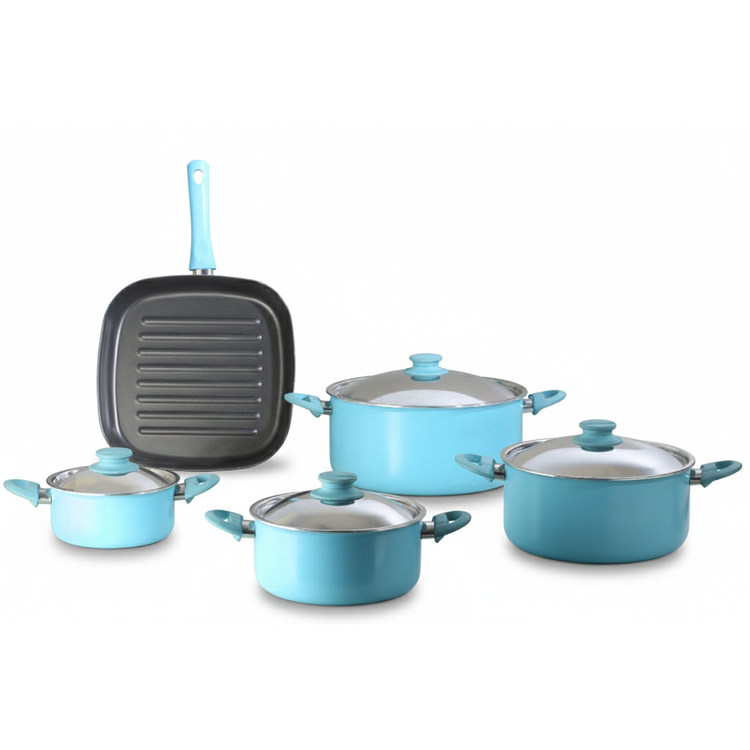 Marshmallow Grill Set - Baby Blue – 9 Pieces