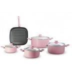 Marshmallow Grill Set - Pink – 9 Pieces