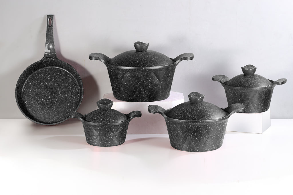 طقم كوين كوريان جرايت - 11 قطعة