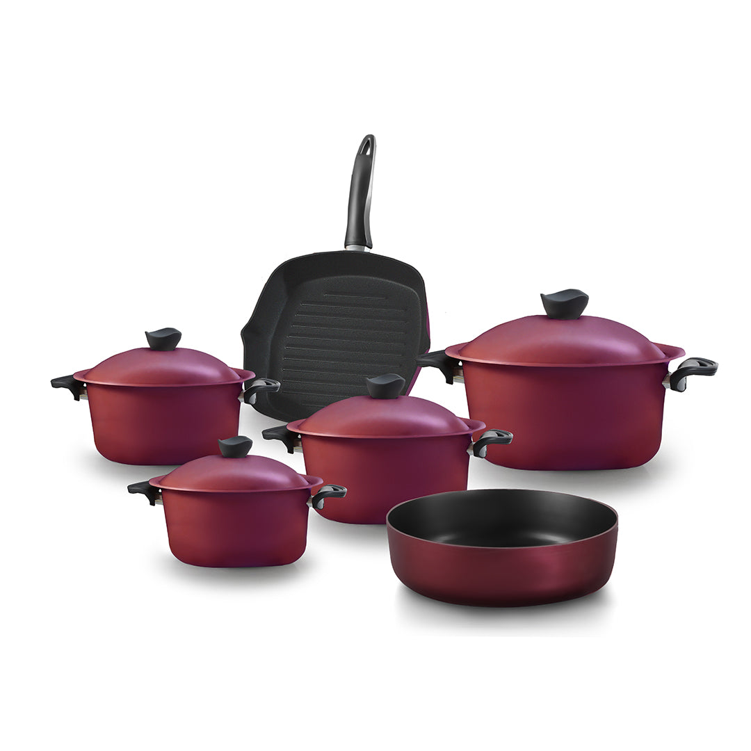 Teflon  / Dark Red