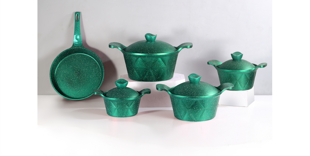 طقم كوين كوريان جرايت - 11 قطعة