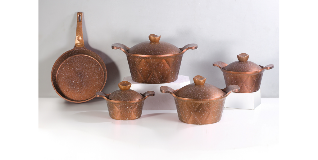 طقم كوين كوريان جرايت - 11 قطعة