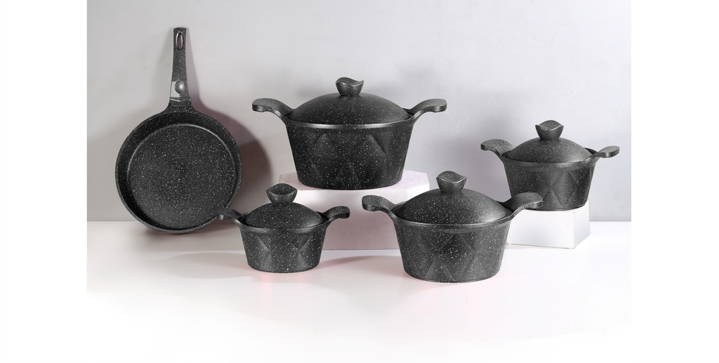 طقم كوين كوريان جرايت - 11 قطعة