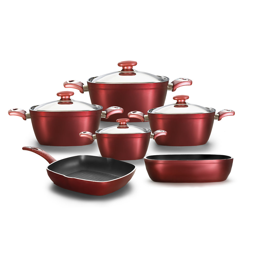 Teflon  / Dark Red
