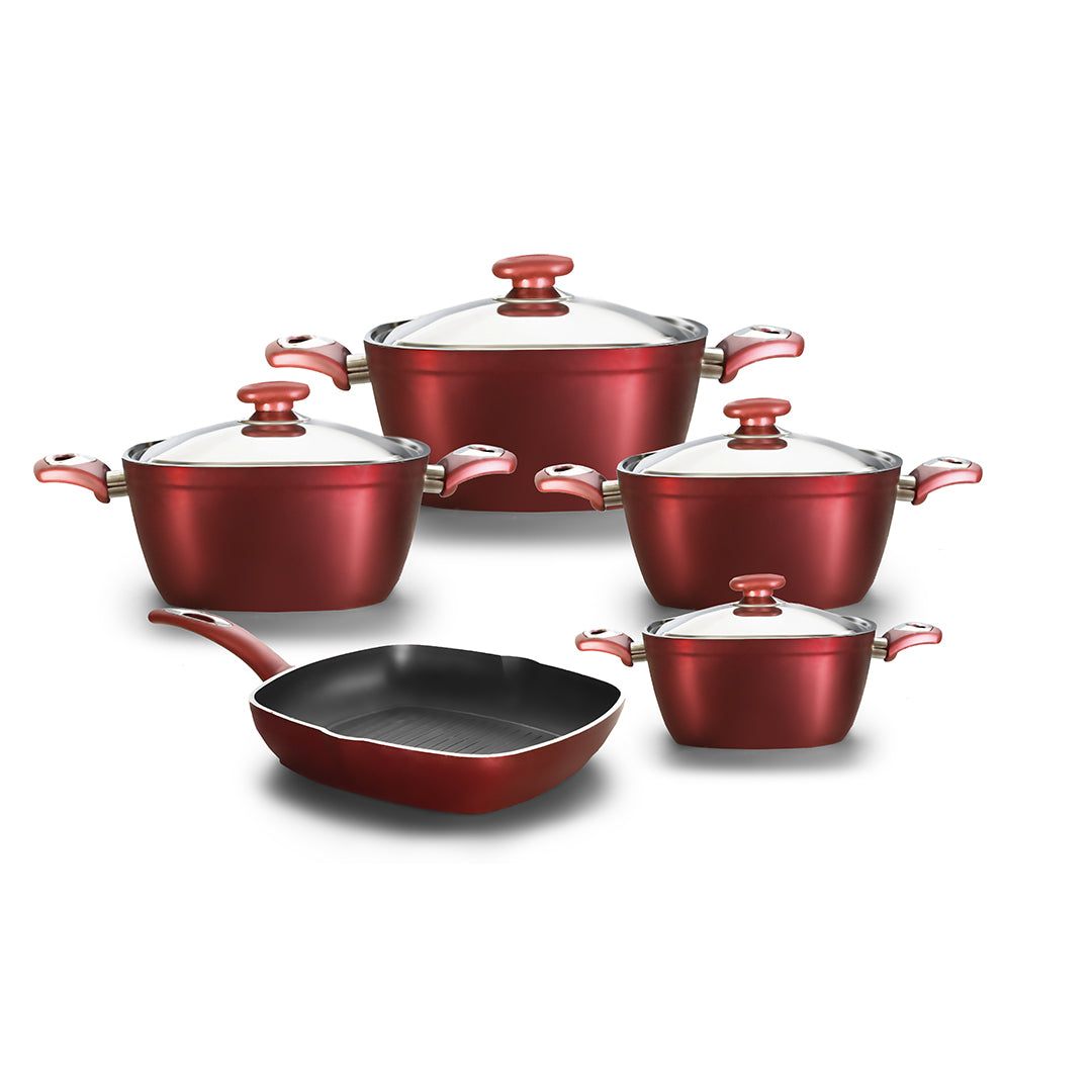 Teflon  / Dark Red