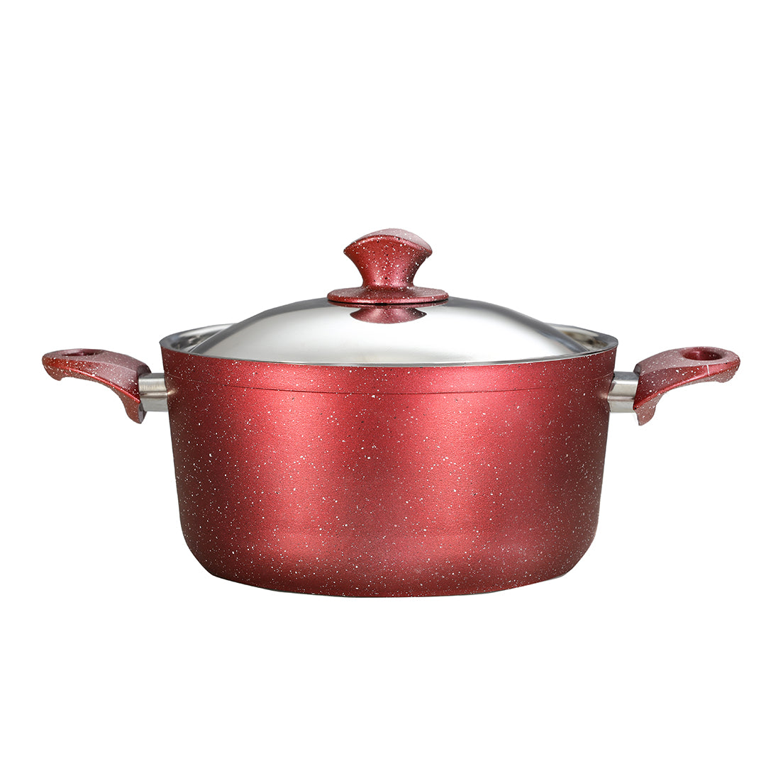 Granite / Dark Red