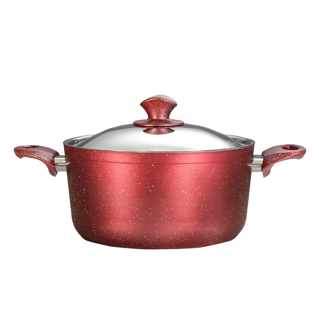 Granite / Dark Red