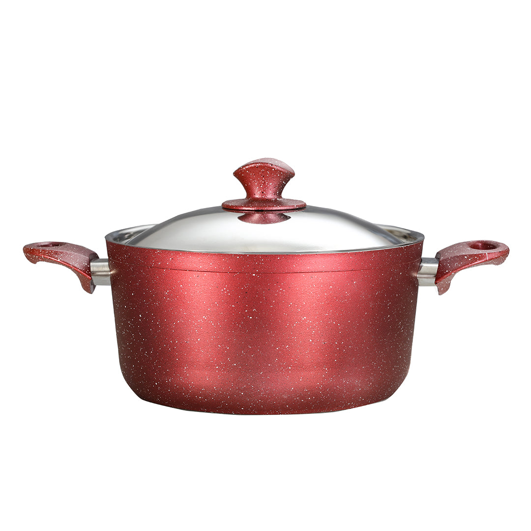 Granite / Dark Red