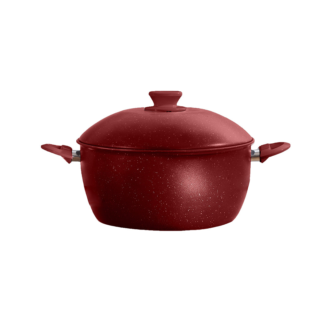 Granite / Dark Red