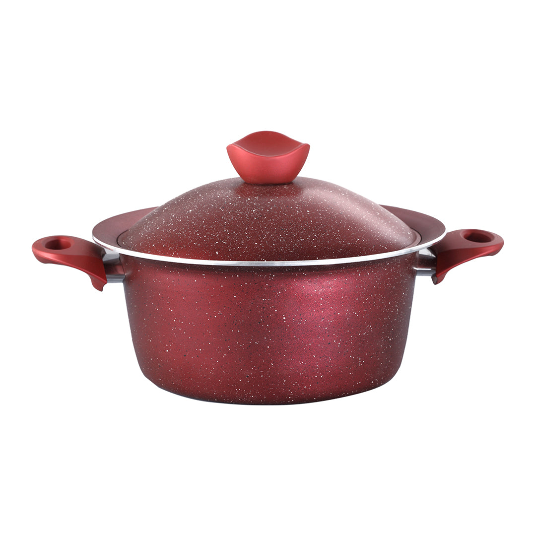 Granite / Dark Red
