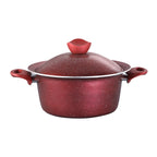 Granite / Dark Red