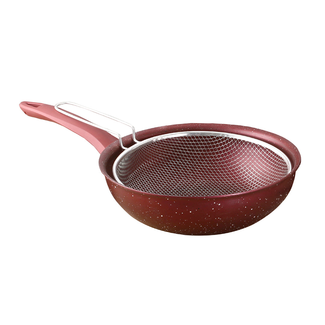 Granite / Dark Red