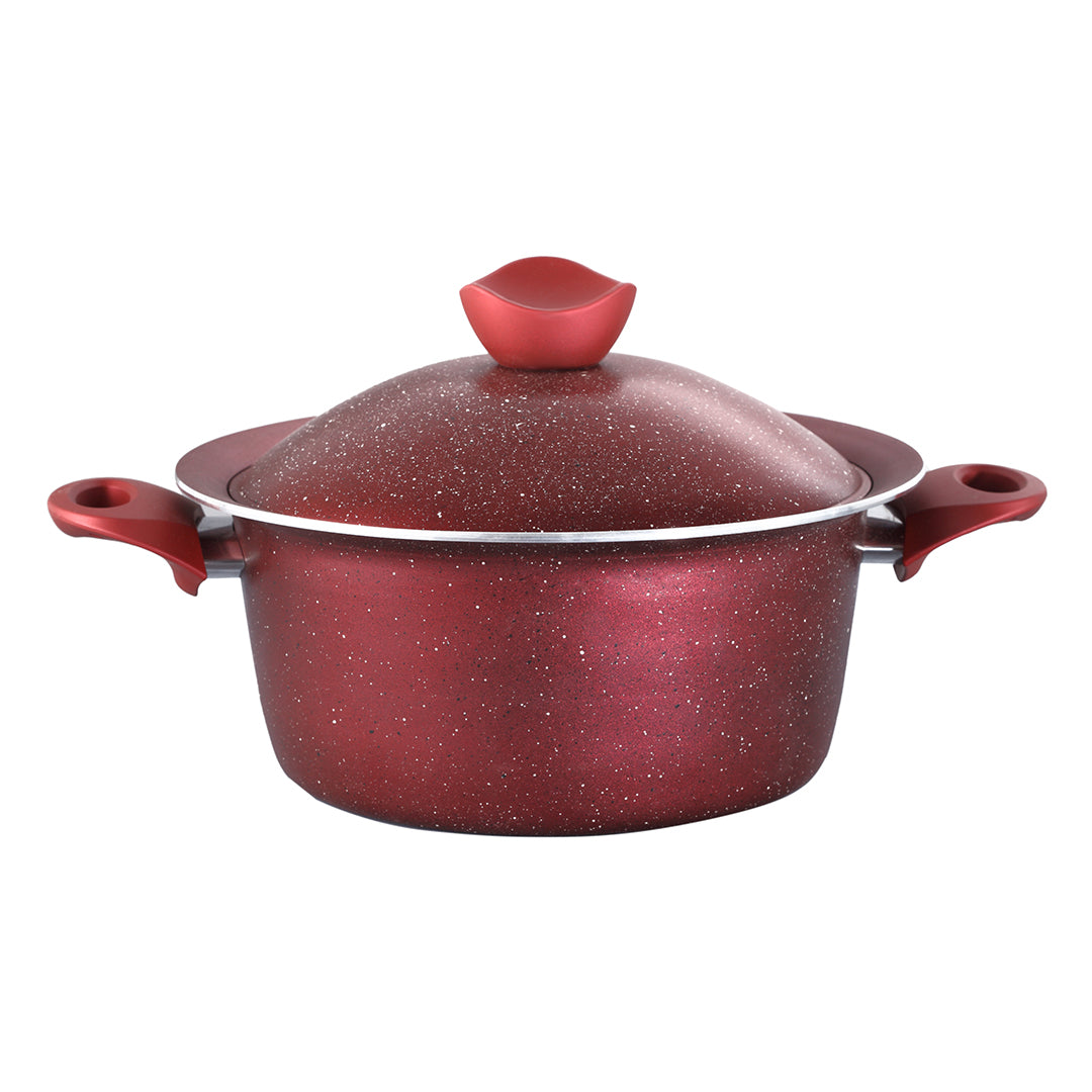 Granite / Dark Red