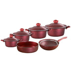 Granite / Dark Red