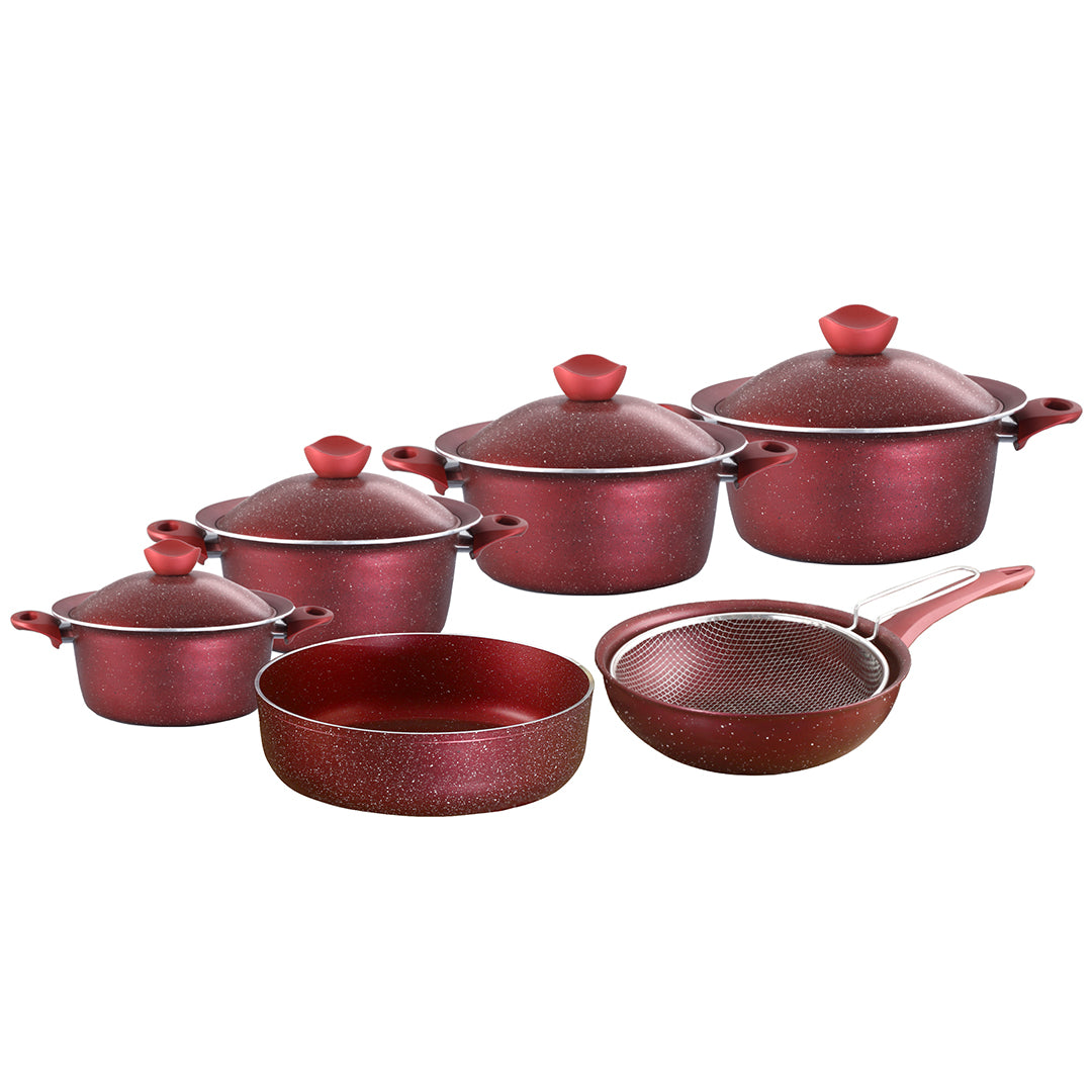 Granite / Dark Red